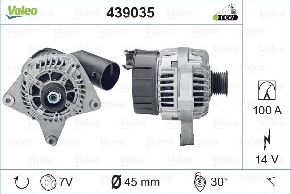 Valeo 439035 - Alternateur cwaw.fr