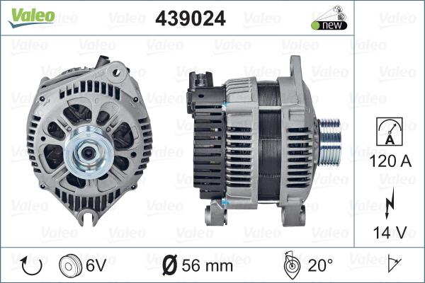 Valeo 439024 - Alternateur cwaw.fr