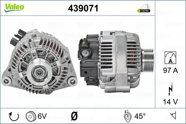 Valeo 439071 - Alternateur cwaw.fr