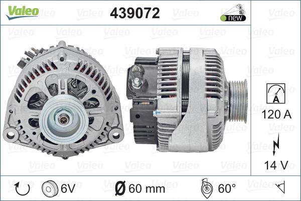 Valeo 439072 - Alternateur cwaw.fr