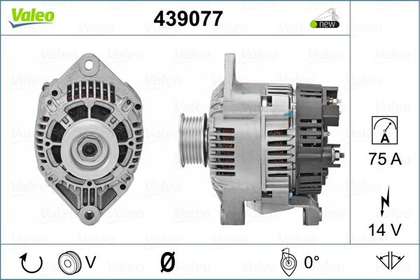 Valeo 439077 - Alternateur cwaw.fr