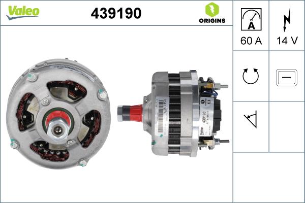 Valeo 439190 - Alternateur cwaw.fr