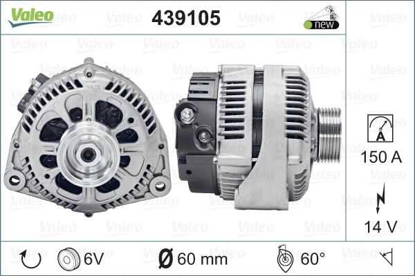 Valeo 439105 - Alternateur cwaw.fr