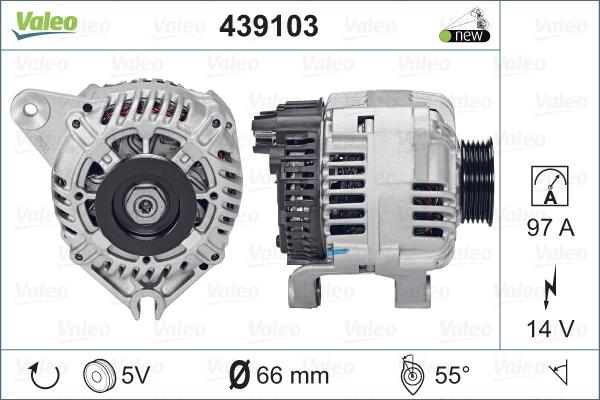 Valeo 439103 - Alternateur cwaw.fr