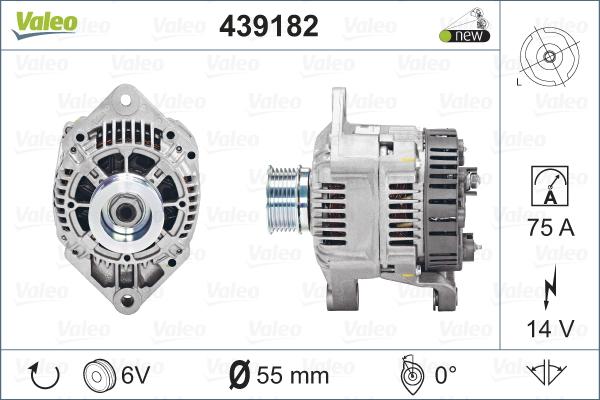 Valeo 439182 - Alternateur cwaw.fr