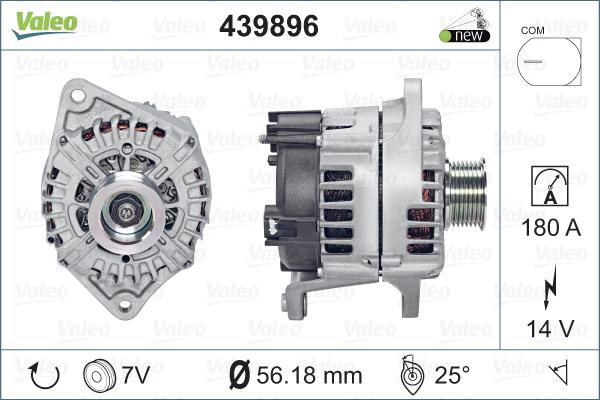 Valeo 439896 - Alternateur cwaw.fr