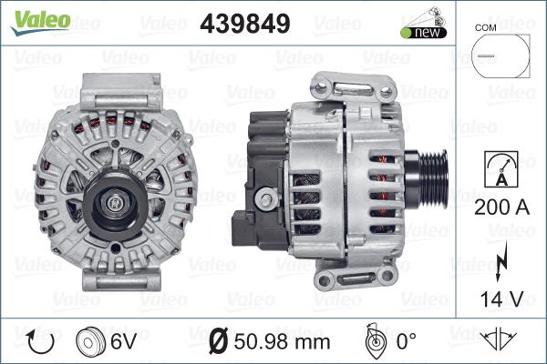 Valeo 439849 - Alternateur cwaw.fr