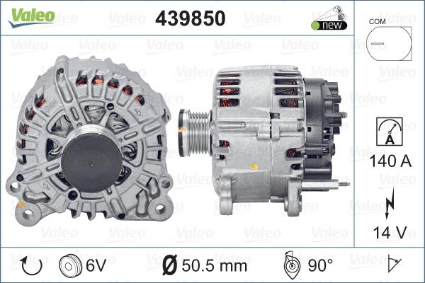 Valeo 439850 - Alternateur cwaw.fr