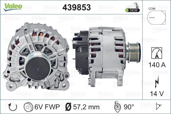 Valeo 439853 - Alternateur cwaw.fr