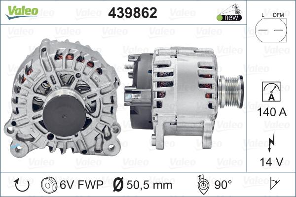 Valeo 439862 - Alternateur cwaw.fr