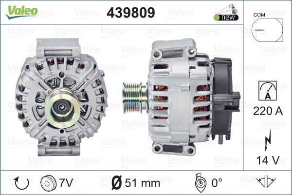 Valeo 439809 - Alternateur cwaw.fr