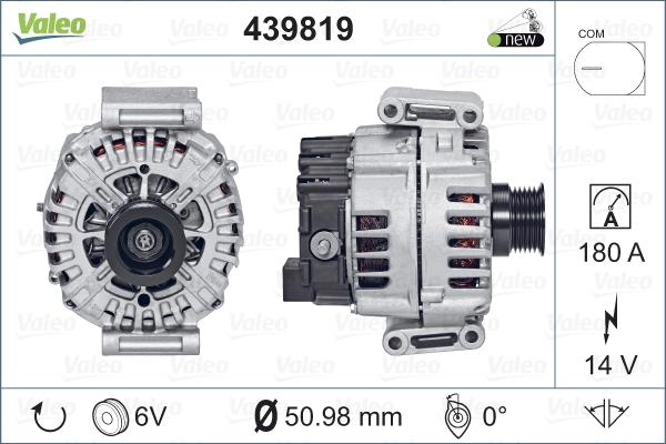 Valeo 439819 - Alternateur cwaw.fr