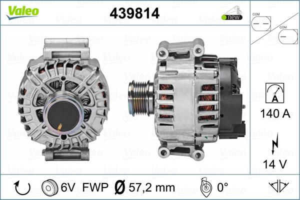 Valeo 439814 - Alternateur cwaw.fr