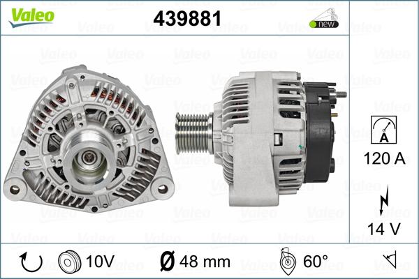 Valeo 439881 - Alternateur cwaw.fr