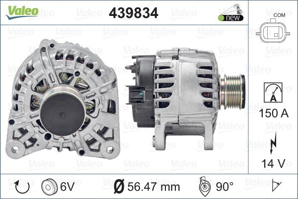 Valeo 439834 - Alternateur cwaw.fr