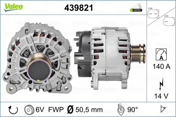 Valeo 439821 - Alternateur cwaw.fr