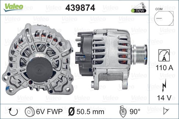 Valeo 439874 - Alternateur cwaw.fr