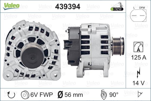 Valeo 439394 - Alternateur cwaw.fr