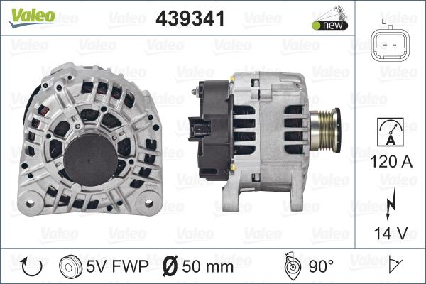 Valeo 439341 - Alternateur cwaw.fr