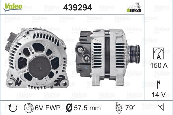 Valeo 439294 - Alternateur cwaw.fr