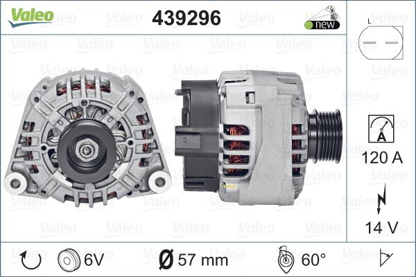 Valeo 439296 - Alternateur cwaw.fr