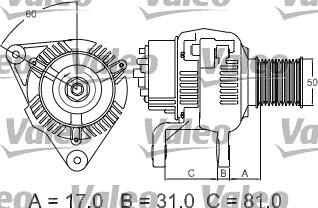 Valeo 439293 - Alternateur cwaw.fr