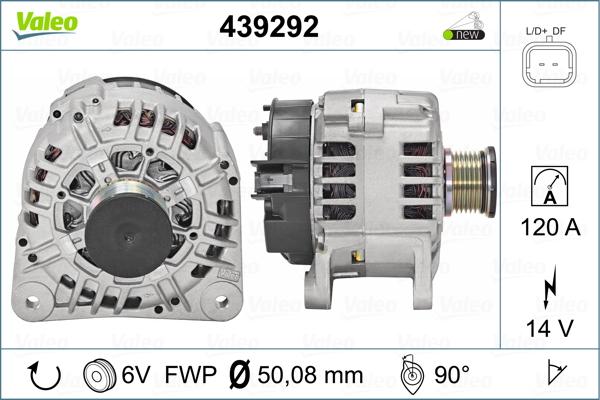 Valeo 439292 - Alternateur cwaw.fr