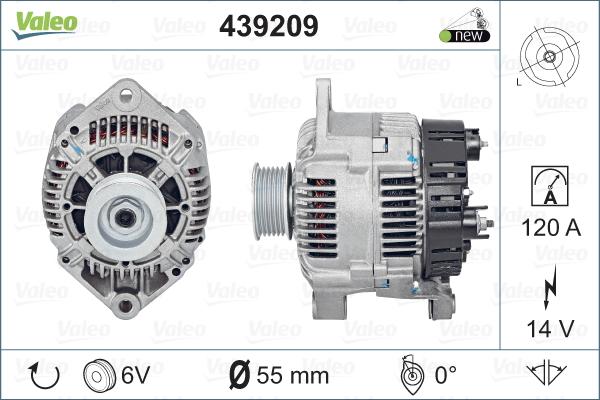 Valeo 439209 - Alternateur cwaw.fr