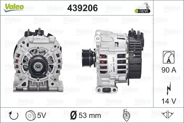 Valeo 439206 - Alternateur cwaw.fr