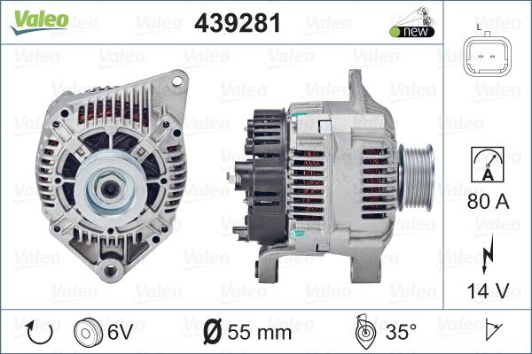 Valeo 439281 - Alternateur cwaw.fr