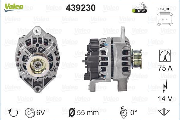 Valeo 439230 - Alternateur cwaw.fr