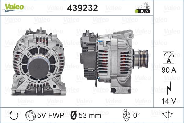 Valeo 439232 - Alternateur cwaw.fr