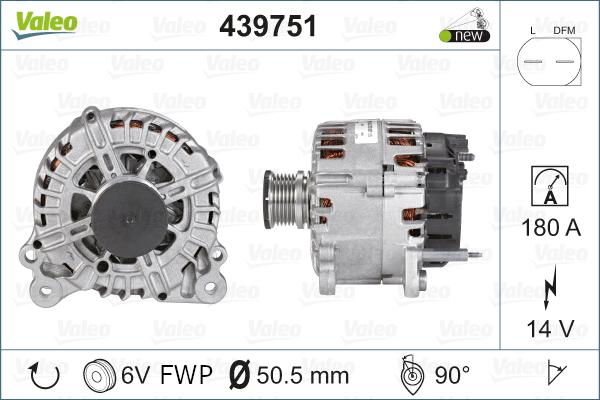 Valeo 439751 - Alternateur cwaw.fr