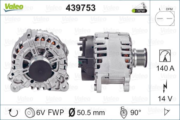 Valeo 439753 - Alternateur cwaw.fr