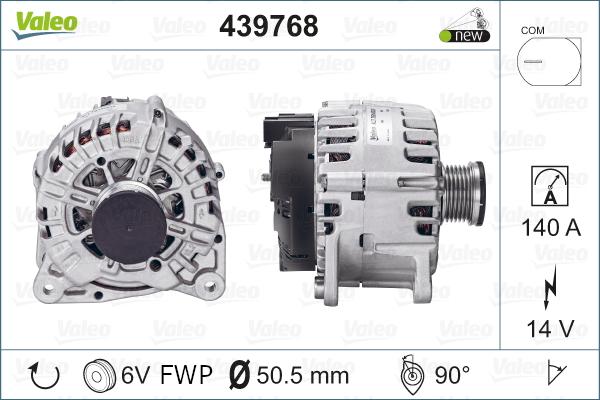 Valeo 439768 - Alternateur cwaw.fr