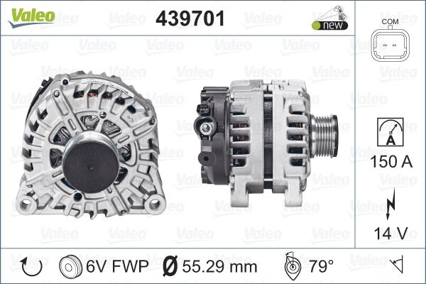 Valeo 439701 - Alternateur cwaw.fr