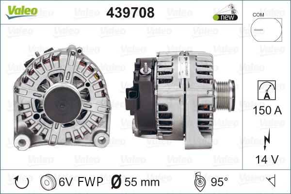 Valeo 439708 - Alternateur cwaw.fr