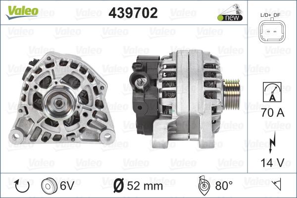 Valeo 439702 - Alternateur cwaw.fr