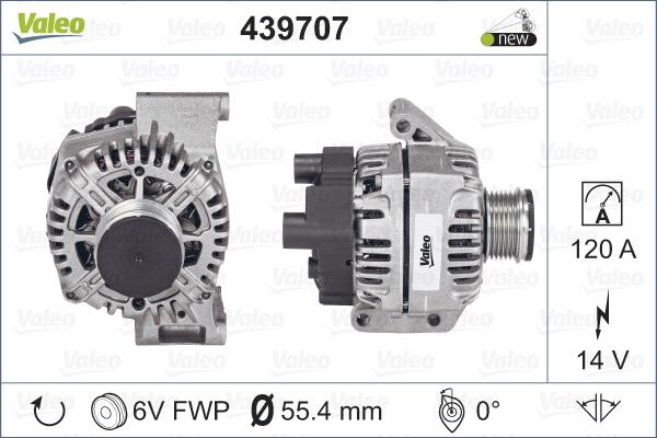 Valeo 439707 - Alternateur cwaw.fr