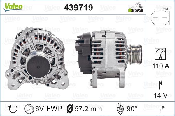 Valeo 439719 - Alternateur cwaw.fr