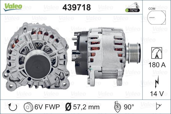 Valeo 439718 - Alternateur cwaw.fr