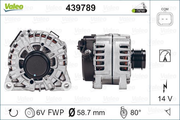 Valeo 439789 - Alternateur cwaw.fr