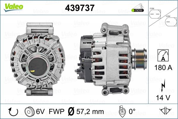 Valeo 439737 - Alternateur cwaw.fr