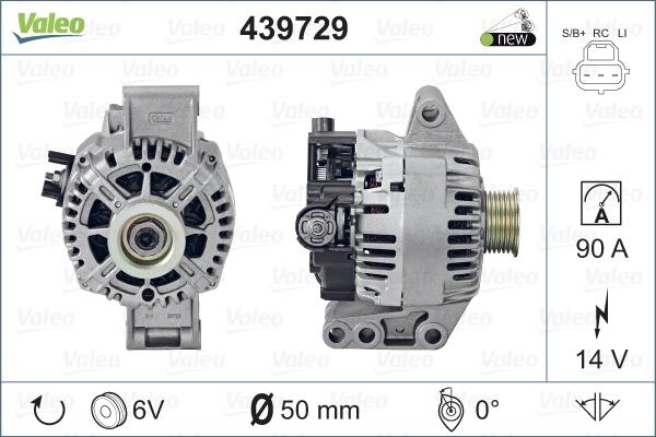 Valeo 439729 - Alternateur cwaw.fr