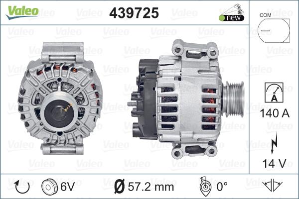 Valeo 439725 - Alternateur cwaw.fr