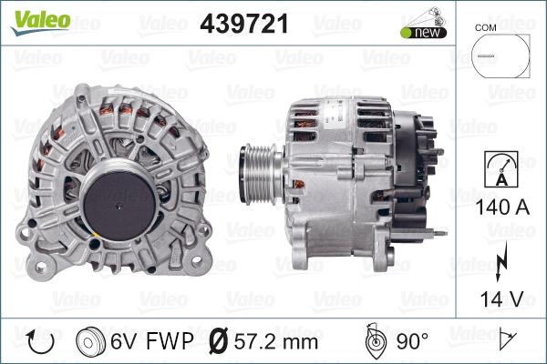 Valeo 439721 - Alternateur cwaw.fr