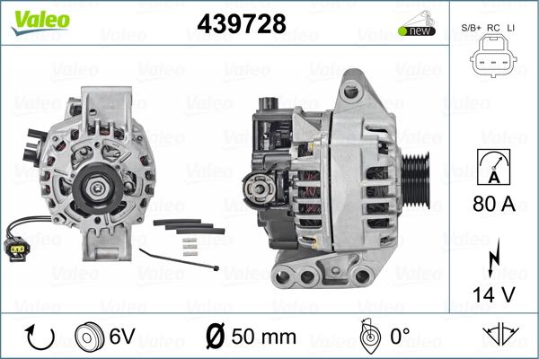 Valeo 439728 - Alternateur cwaw.fr