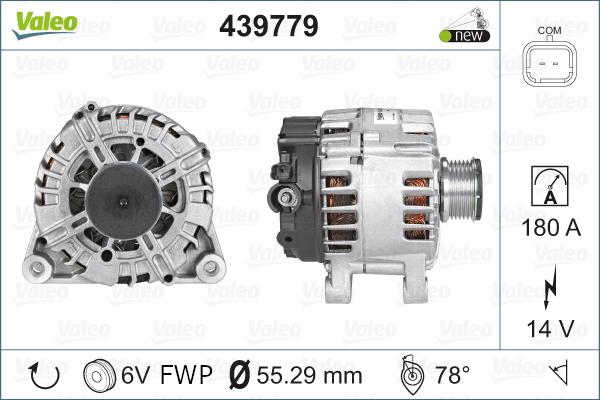 Valeo 439779 - Alternateur cwaw.fr