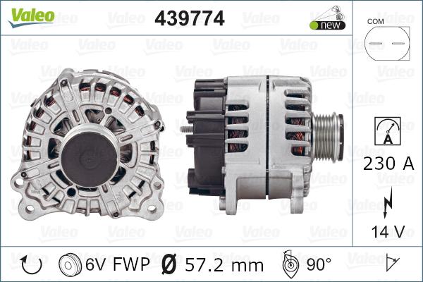 Valeo 439774 - Alternateur cwaw.fr