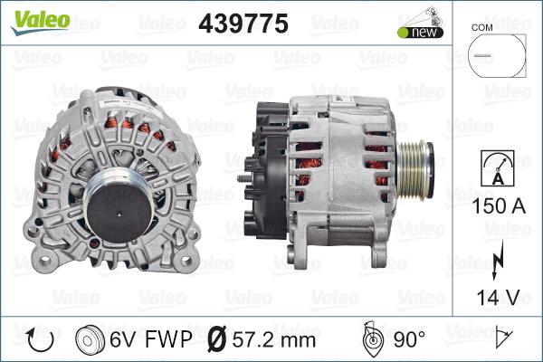 Valeo 439775 - Alternateur cwaw.fr